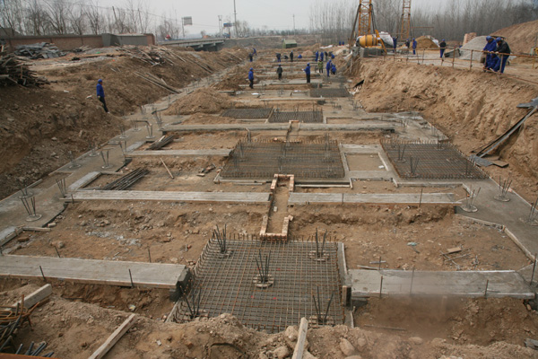 地基加固施工現(xiàn)場
